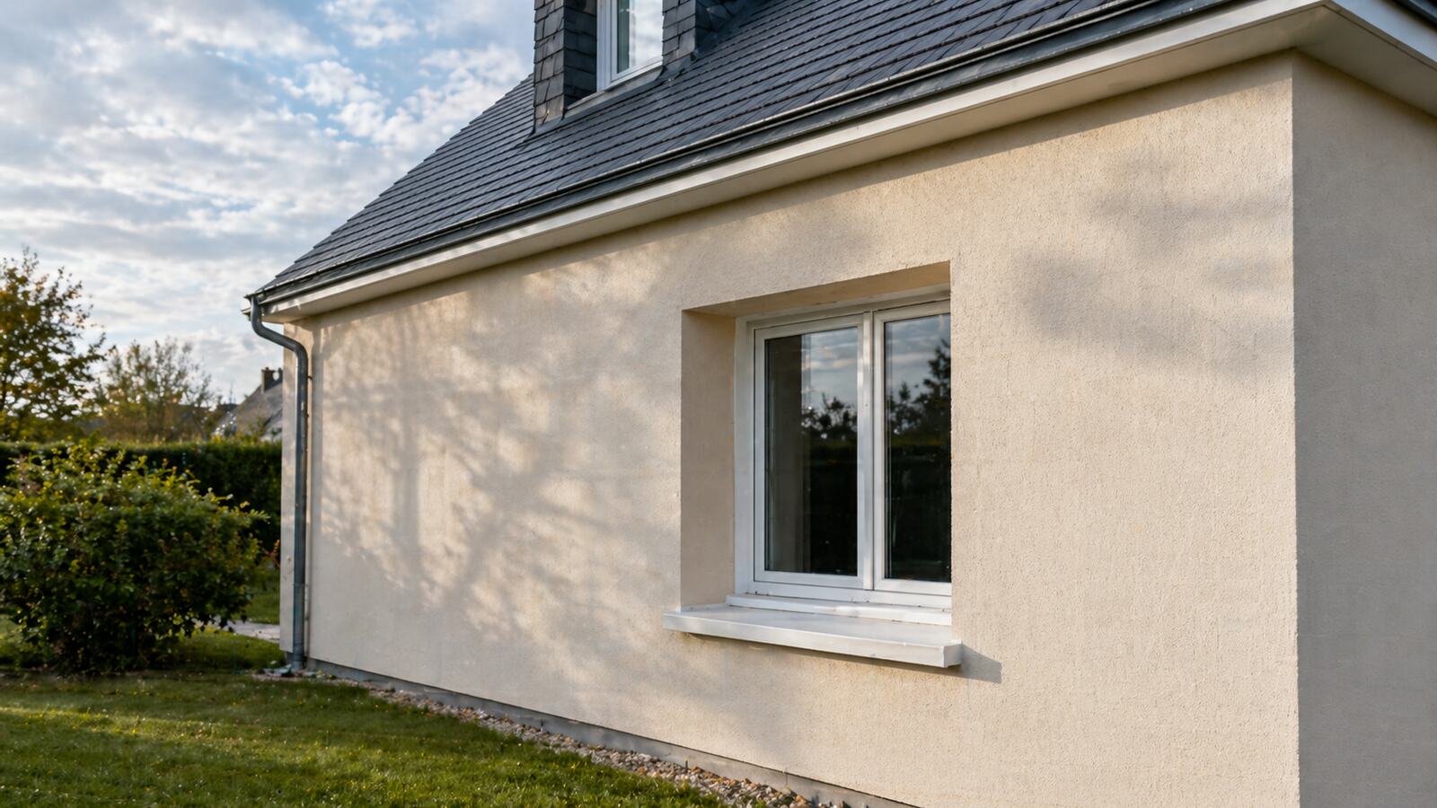 Maison isolée par l'extérieur
